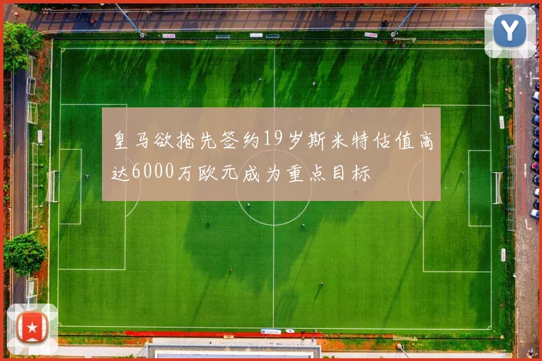 皇马欲抢先签约19岁斯米特估值高达6000万欧元成为重点目标